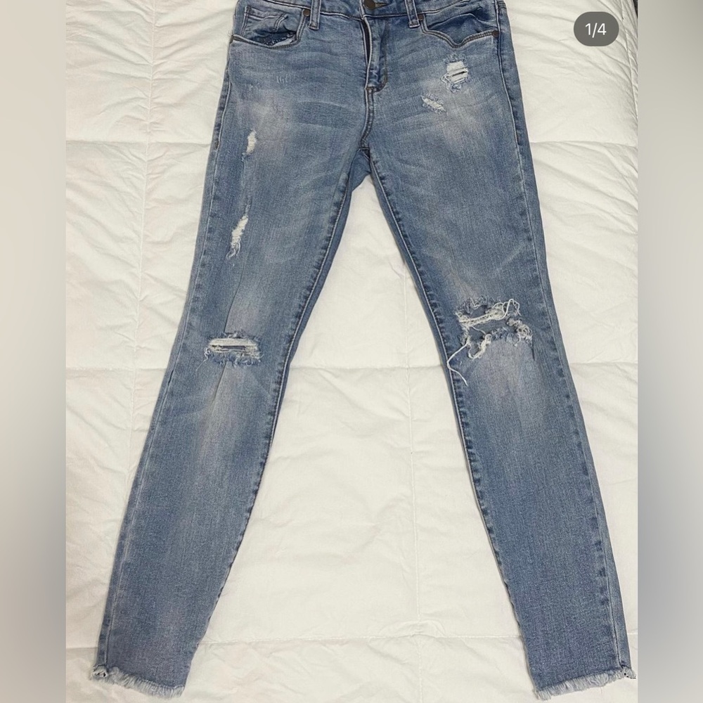 BP fringed skinny jeans